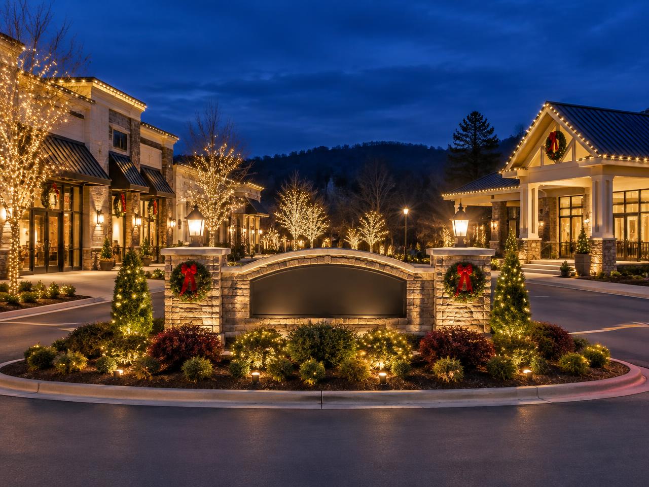 Commercial Christmas Lighting by Matt's Christmas Lights